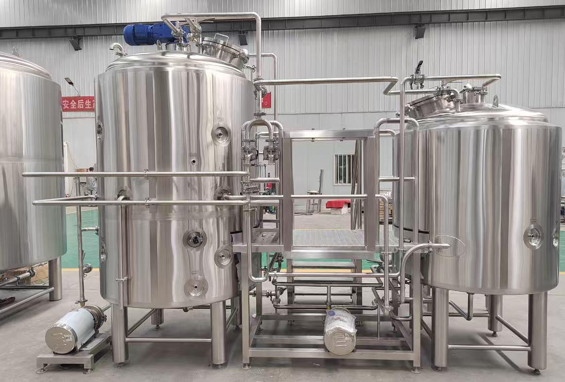 300L complete combined three-vessel brewery equipment